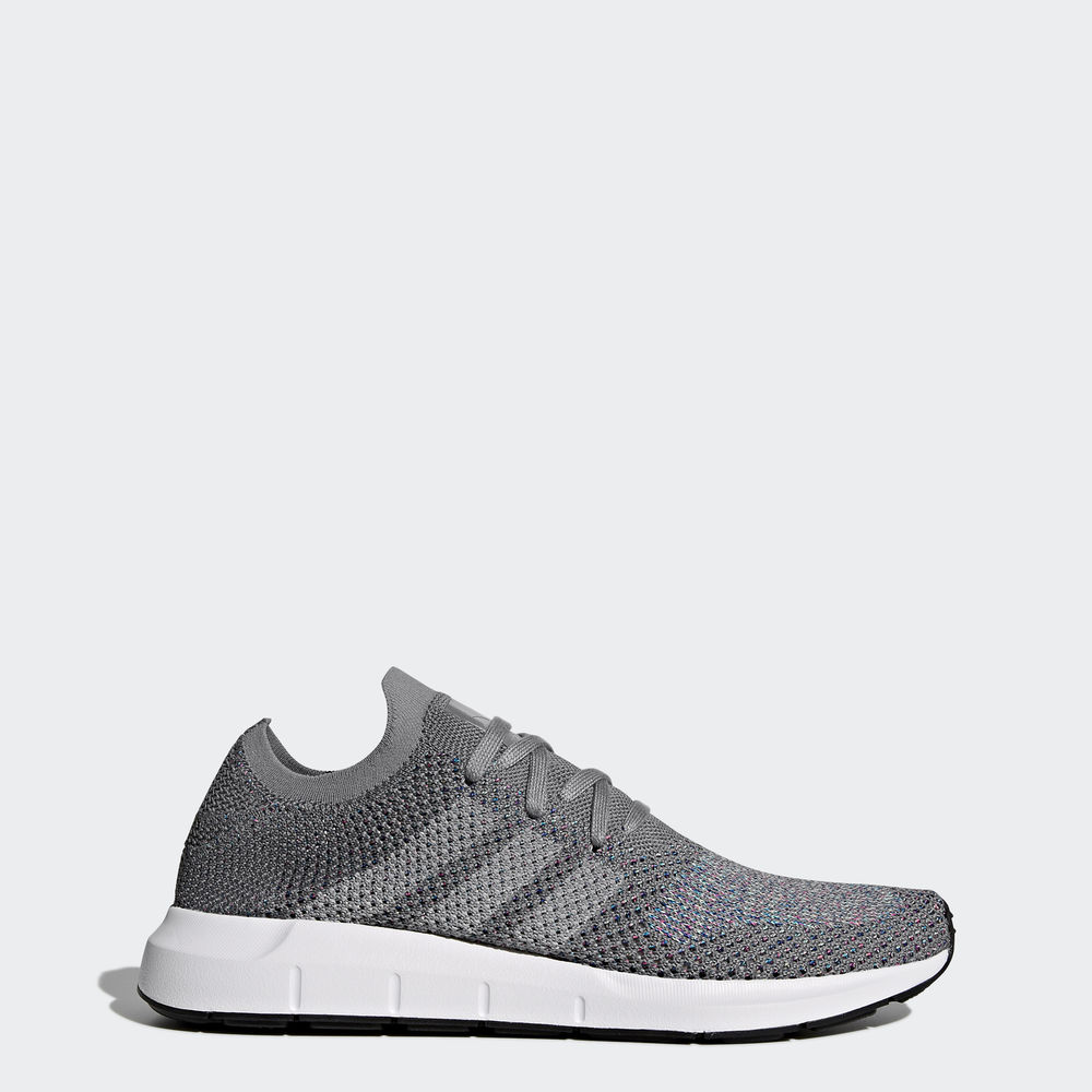 Adidas Swift Run Primeknit - Originals ανδρικα - Γκρι/Γκρι/Ασπρα,Μέγεθος: EU 36 – 54 2/3 (119ZVYQA)